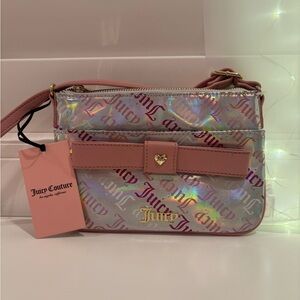 Juicy Couture Pink & Chrome Shoulder Bag – NWT – Never Used